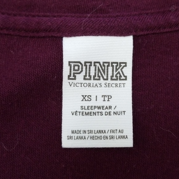 Victoria's Secret Pink Essential V Neck Tee Shirt Size XS - Picture 2 of 4